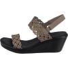 Skechers Women’s Rumble on-Sassy DayZ Wedge Sandal(Taupe)