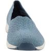 Skechers Women’s Seager – Stat – Scalloped Collar, Engineered Skech-Knit Slip-on – Classic Fit(Blue)