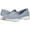 Skechers Women’s Seager – Stat – Scalloped Collar, Engineered Skech-Knit Slip-on – Classic Fit(Light Blue)