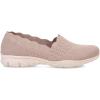 Skechers Women’s Seager – Stat – Scalloped Collar, Engineered Skech-Knit Slip-on – Classic Fit(Taupe)