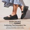 Skechers Women’s Seager Power Hitter Engineered Knit Mary Jane(Black/Black)