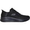 Skechers Women’s Skech-lite Pro Resistant Bungee Exdown Hands Free Slip-ins Health Care Professional Shoe(Black)