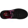 Skechers Women’s Slip-Ins Summits – Enslee Slip Resistant Sneakers(Black/Hot Pink)