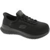 Skechers Women’s Slip-Ins Work: Tilido – Ombray Slip Resistant Bungee Sneakers(Black)