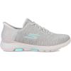 Skechers Women’s, Slip-ins GO Golf Walk 5 Slip-Ins Sneaker(Gray/Aqua)