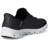 Skechers Women’s Slip-ins: Glide-Step-Peak Slip on Sneakers(Black/White)