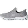 Skechers Women’s Slip-ins: Glide-Step-Peak Slip on Sneakers(Gray/Coral)
