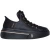 Skechers Women’s Snoop Dogg:Snoop One-og Leather Hands Free Slip-ins Sneaker(Black/Black)