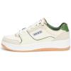Skechers Women’s Sport Court 2.0-Metallic Brea Sneaker(Natural/Green)
