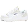 Skechers Women’s Sport Court 2.0-Metallic Brea Sneaker(White/Gray)