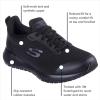 Skechers Women’s Squad Sr Food Service Shoe(Black)