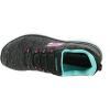 Skechers Women’s Summit – Quick Getaway Sneaker(Black/Light Blue)