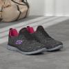 Skechers Women’s Summit – Quick Getaway Sneaker(Black/Pink)