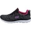 Skechers Women’s Summit – Quick Getaway Sneaker(Black/Pink)