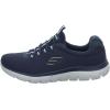 Skechers Women’s Summit – Quick Getaway Sneaker(Blue (Navy Mesh/Trim Nvy))