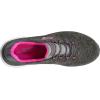 Skechers Women’s Summit – Quick Getaway Sneaker(Charcoal/Hot Pink)