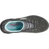Skechers Women’s Summit – Quick Getaway Sneaker(Charcoal/Light Blue)