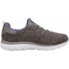 Skechers Women’s Summit – Quick Getaway Sneaker(Charcoal/Violet)