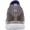 Skechers Women’s Summit – Quick Getaway Sneaker(Charcoal/Violet)