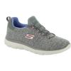Skechers Women’s Summit – Quick Getaway Sneaker(Grey/Blue Gybl)