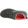Skechers Women’s Summit – Quick Getaway Sneaker(Grey/Coral)