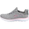 Skechers Women’s Summit – Quick Getaway Sneaker(Grey/Light Pink)