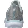 Skechers Women’s Summit – Quick Getaway Sneaker(Light Grey Aqua)