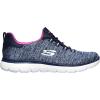 Skechers Women’s Summit – Quick Getaway Sneaker(Navy/Hot Pink)