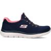 Skechers Women’s Summit – Quick Getaway Sneaker(Navy/Pink)