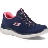 Skechers Women’s Summit – Quick Getaway Sneaker(Navy/Pink)