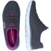 Skechers Women’s Summits Sneaker(Charcoal/Purple)