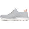 Skechers Women’s Summits Sneaker(Grey/Multi=gymt)
