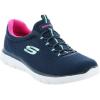 Skechers Women’s Summits Sneaker(Navy/Hot Pink)