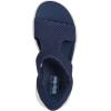 Skechers Women’s T-Strap Sandal Flat(Navy)