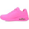 Skechers Women’s Uno – Stand on Air Sneakers(Hot Pink)