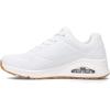 Skechers Women’s Uno – Stand on Air Sneakers(White/Gum)