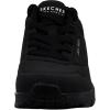 Skechers Women’s Uno-Night Shades Sneakers(Black/Black)