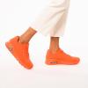 Skechers Women’s Uno-Night Shades Sneakers(Orange)
