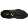 Skechers Women’s Uno-Shimmer Away Wedge Slip-on Fashion Sneakers(Black/White)