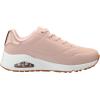 Skechers Women’s Uno-Shimmer Away Wedge Slip-on Fashion Sneakers(Blush)