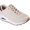 Skechers Women’s Uno-Shimmer Away Wedge Slip-on Fashion Sneakers(Nat)