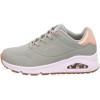 Skechers Women’s Uno-Shimmer Away Wedge Slip-on Fashion Sneakers(Sage)