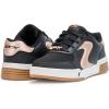 Skechers Women’s Viper Court Classic Sneaker(Black/Rose Gold)