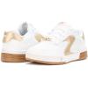 Skechers Women’s Viper Court Classic Sneaker(White/Gold)