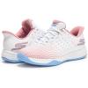 Skechers Women’s Viper Court Reload Hands Free Slip-ins Sneaker(White/Light Blue/Pink)
