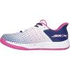 Skechers Women’s Viper Court Reload Hands Free Slip-ins Sneaker(White/Navy/Pink)