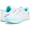 Skechers Women’s Viper Court Reload Hands Free Slip-ins Sneaker(White/Turquoise/Pink)