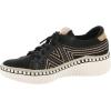 Skechers Women’s Wilshire BLVD-Bellevue Sneaker(Black)