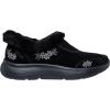 Skechers womens Hands Free Slip-ins On-the-go Encore Embroidered Slipper(Black/Black)