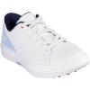 Women’s Drive 6 Arch Leather Relaxed Fit Waterproof Golf Shoe Sneaker(White/Blue)